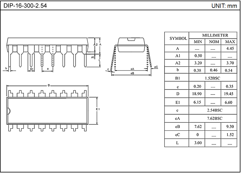 DIP-16-300-2.54